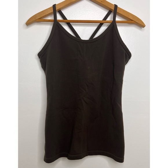 lululemon athletica Tops - LULULEMON Brown Power Y Tank Top